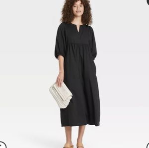 Universal Thread Balloon Long Sleeve Boho Dress